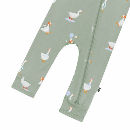 Zippered Romper in Silly Goose | Kyte Baby