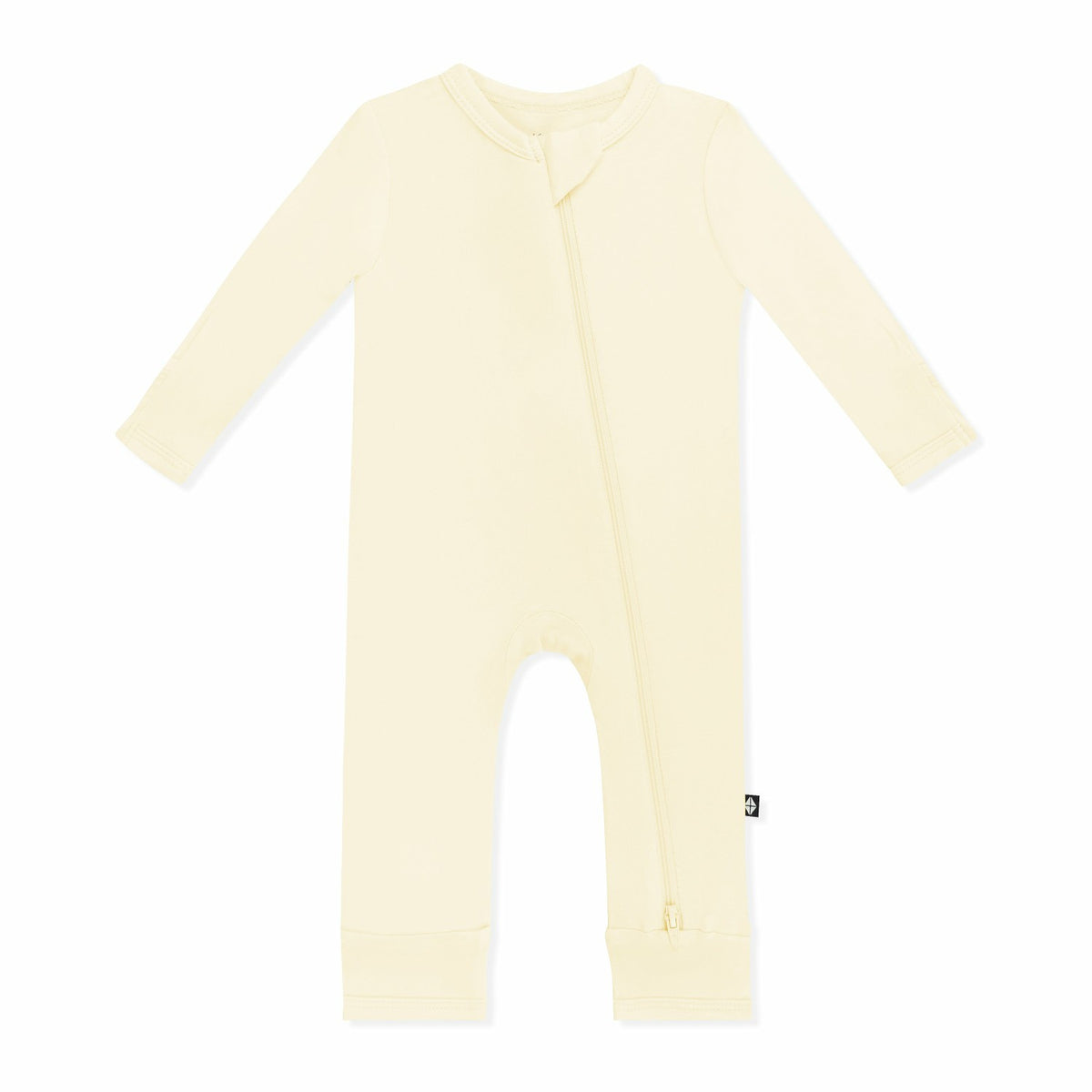 Zippered Romper in Chamomile | Kyte Baby