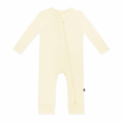 Zippered Romper in Chamomile | Kyte Baby