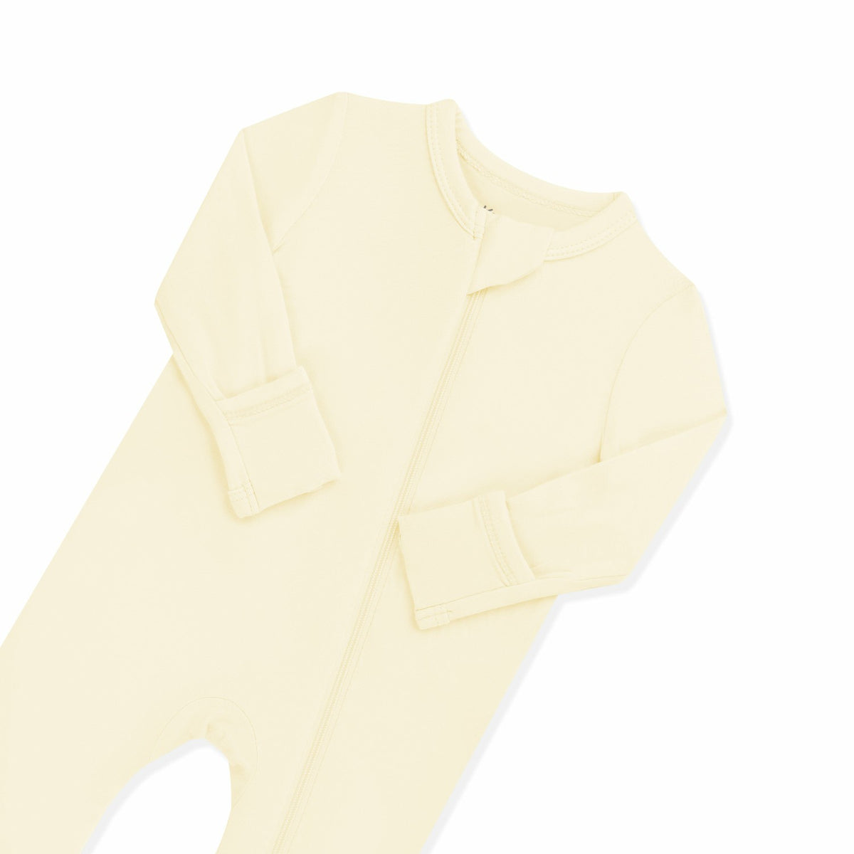 Zippered Romper in Chamomile | Kyte Baby