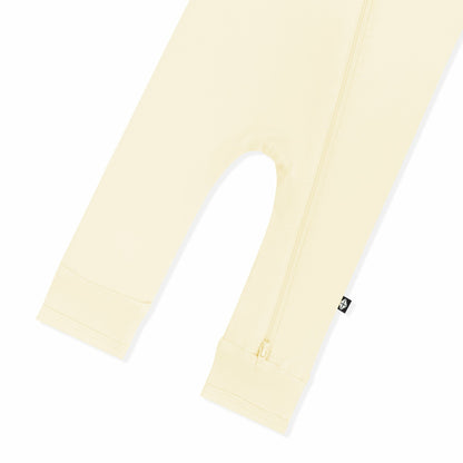Zippered Romper in Chamomile | Kyte Baby