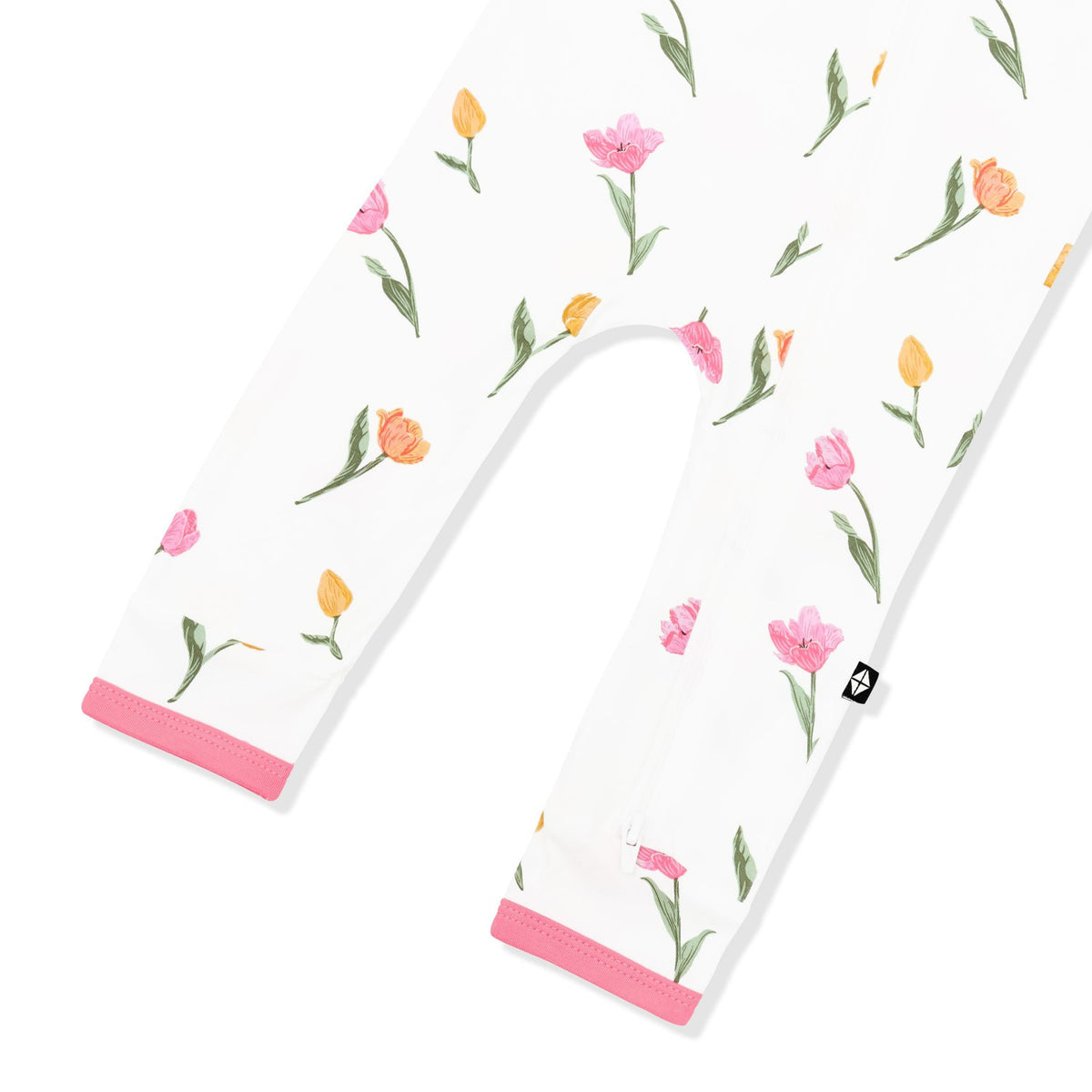 Zippered Romper in Tulip | Kyte Baby