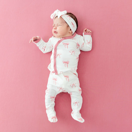 Take Me Home Set with Bow in Bow | Kyte Baby