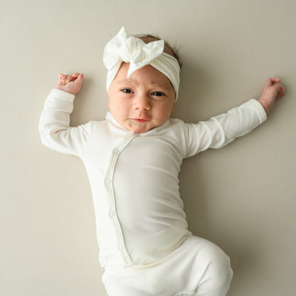 Take Me Home Set with Bow in Cloud | Kyte Baby