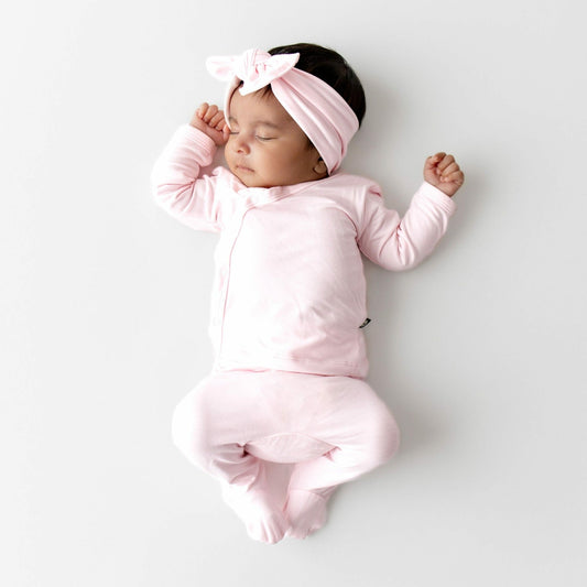Take Me Home Set with Bow in Sakura | Kyte Baby