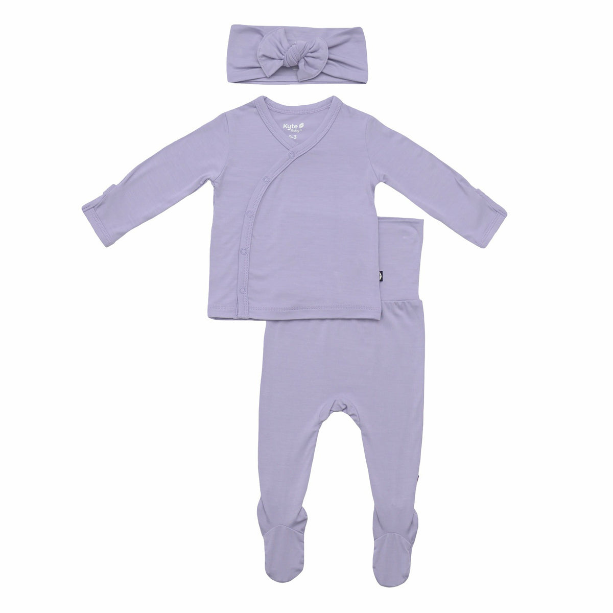 Take Me Home Set with Bow in Taro | Kyte Baby