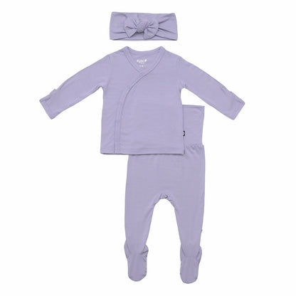 Take Me Home Set with Bow in Taro | Kyte Baby