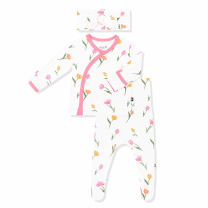 Take Me Home Set with Bow in Tulip | Kyte Baby