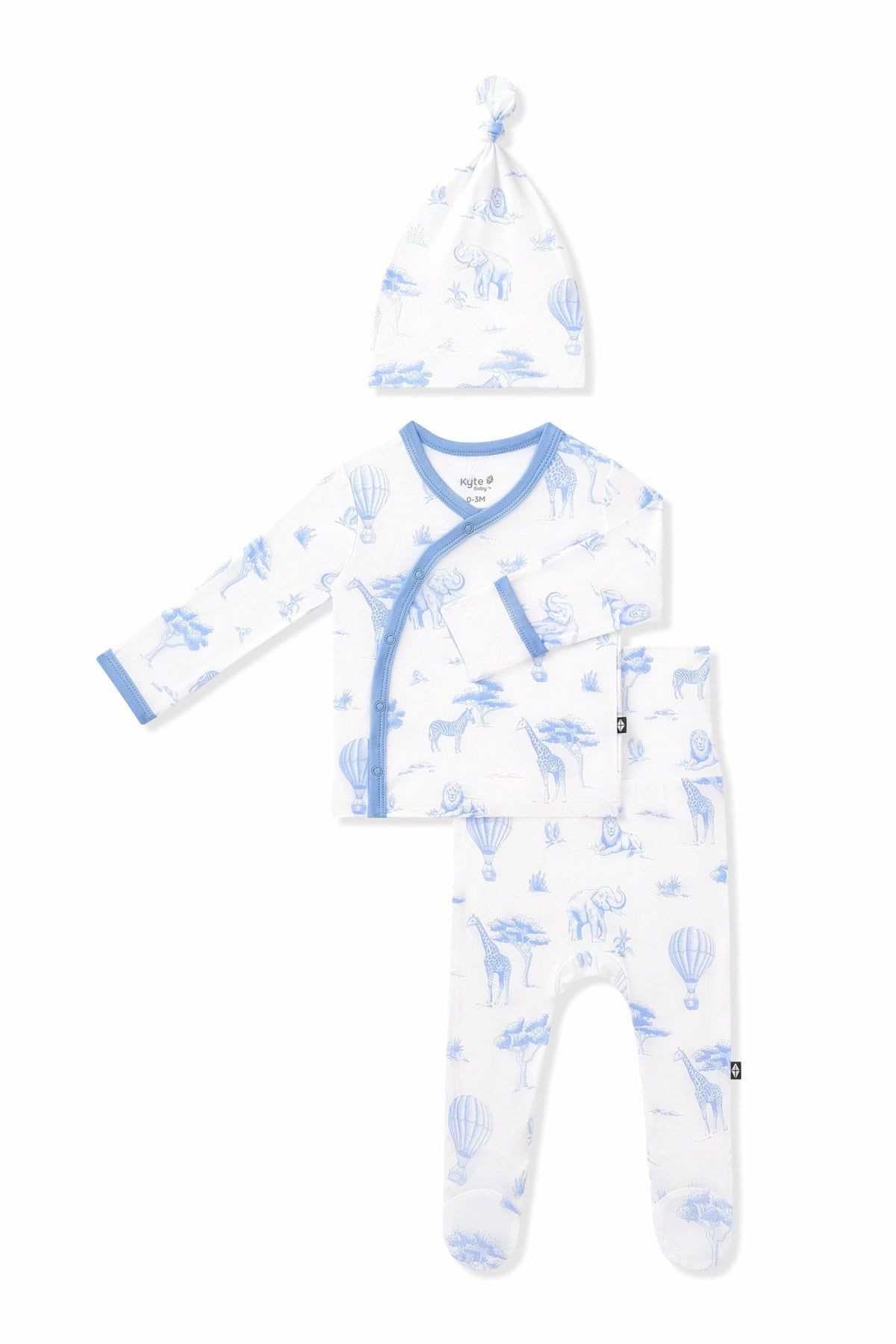 Take Me Home Set with Cap in Toile Safari | Kyte Baby
