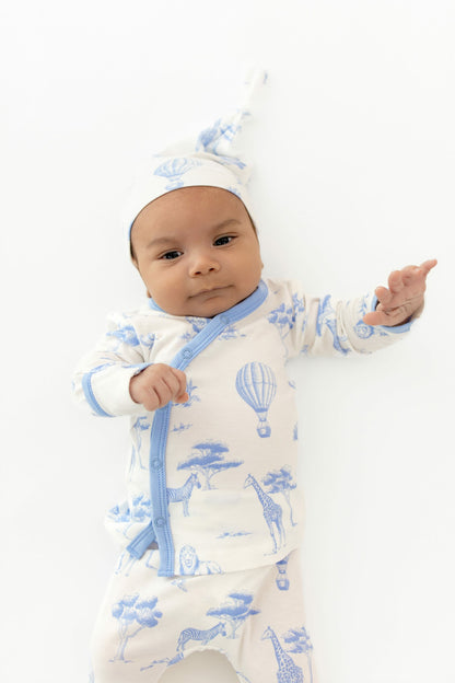 Take Me Home Set with Cap in Toile Safari | Kyte Baby