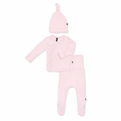 Pointelle Take Me Home Set with Cap in Sakura | Kyte Baby