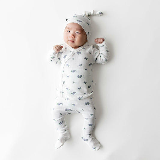 Pointelle Take Me Home Set with Cap in Spray Rose | Kyte Baby