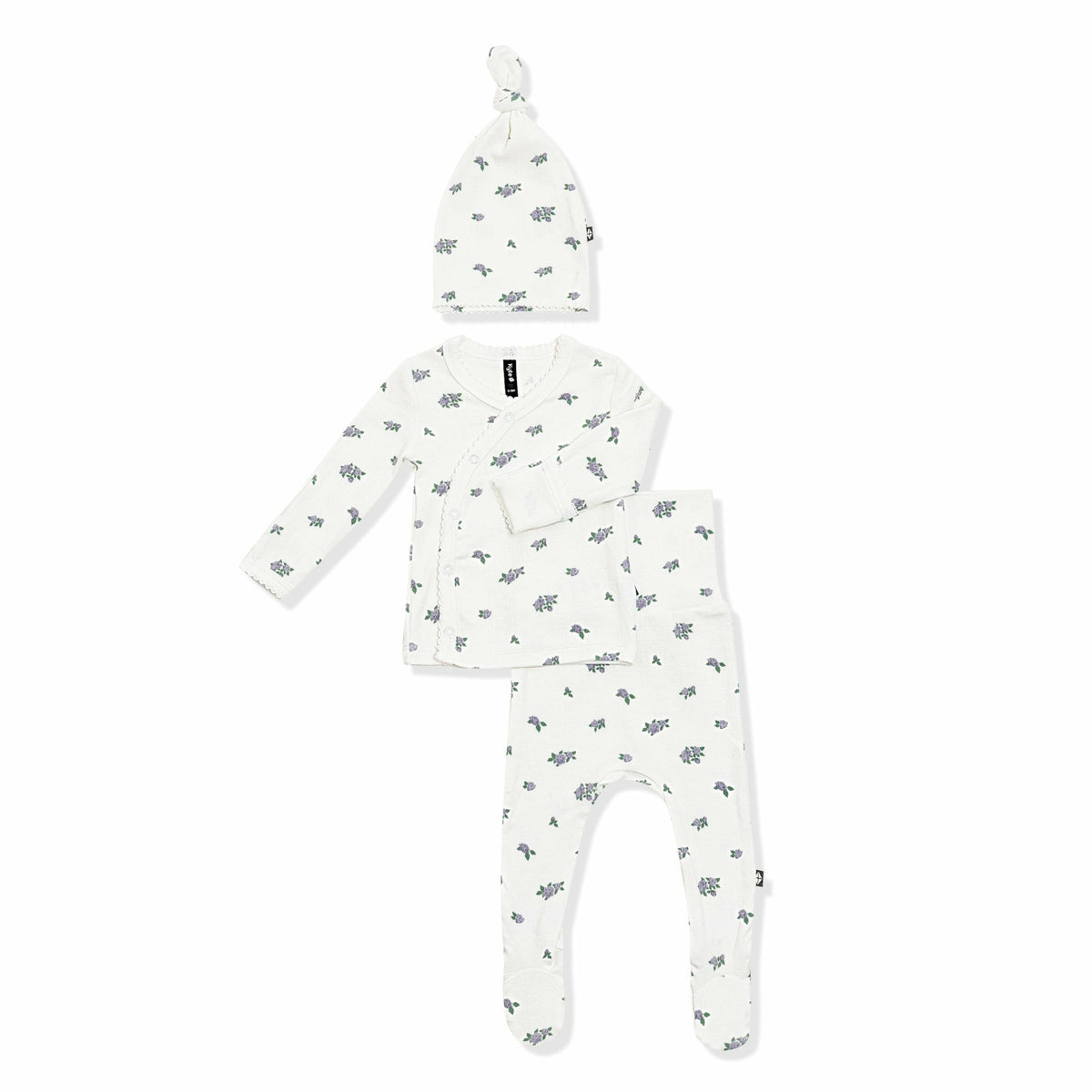 Pointelle Take Me Home Set with Cap in Spray Rose | Kyte Baby