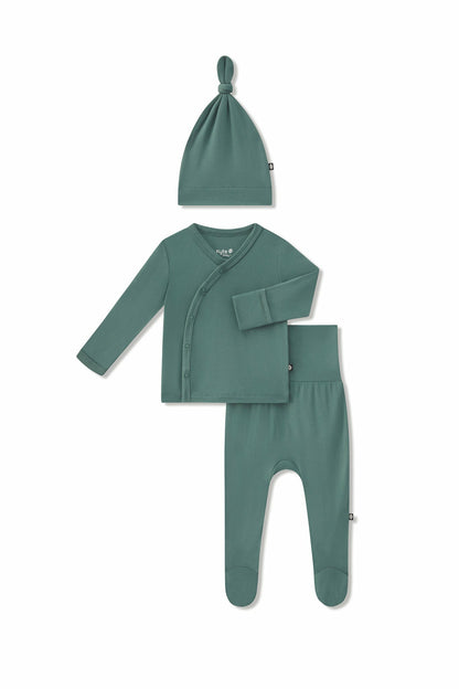 Take Me Home Set with Cap in Pine | Kyte Baby