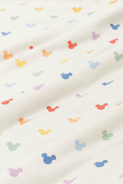 Knotted Day Gown with Hat Set in Pastel Mickey Mouse | Kyte Baby