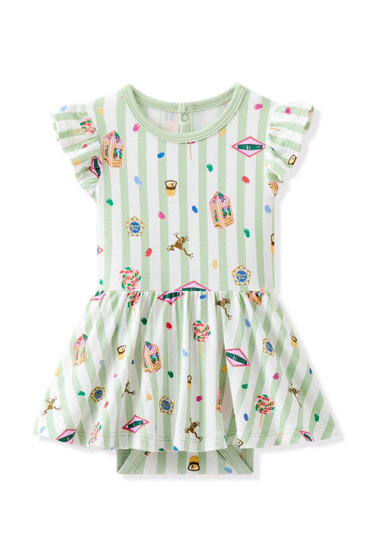 Twirl Bodysuit Dress in Honeydukes | Kyte Baby