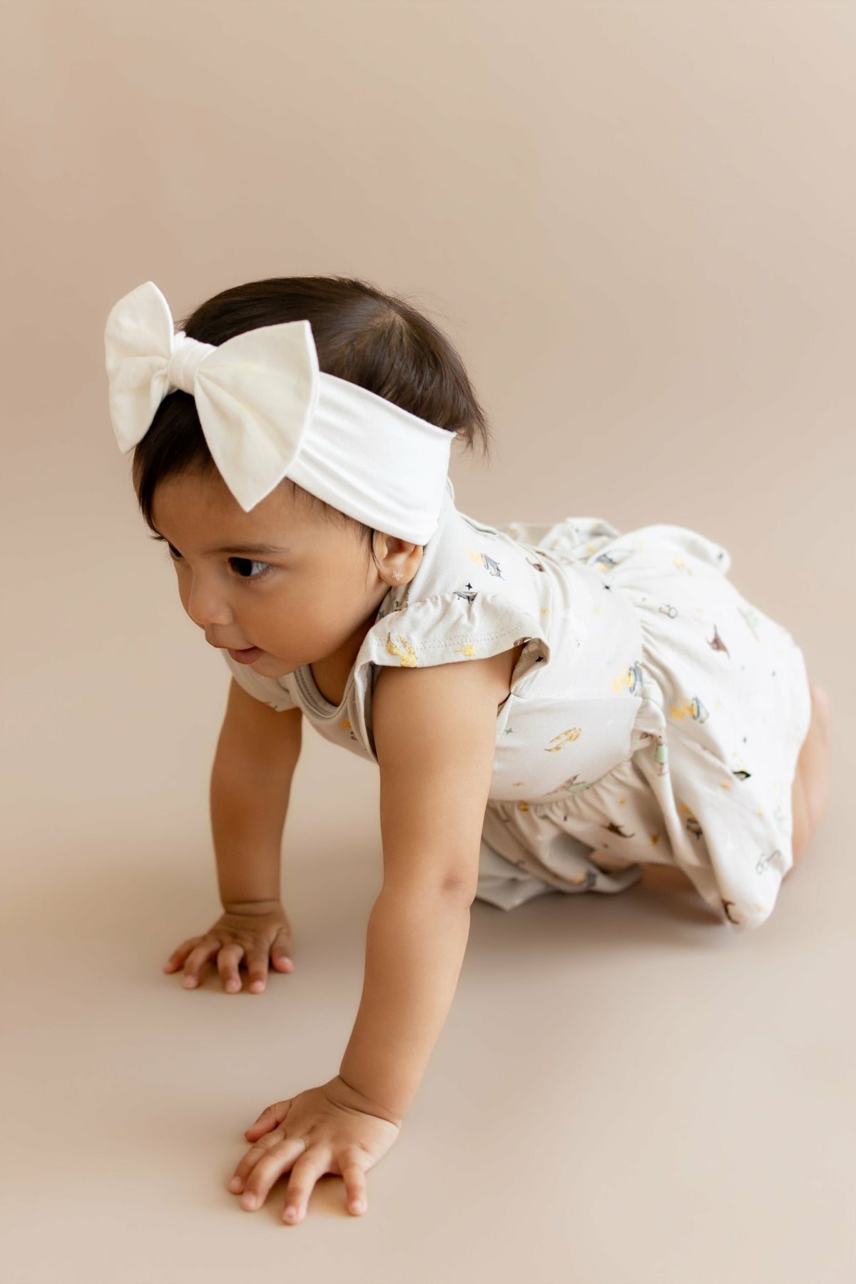 Twirl Bodysuit Dress in Starry Icon | Kyte Baby