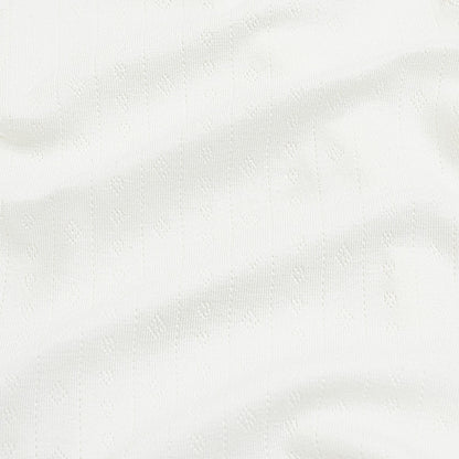 Pointelle Kimono Bodysuit in Cloud | Kyte Baby