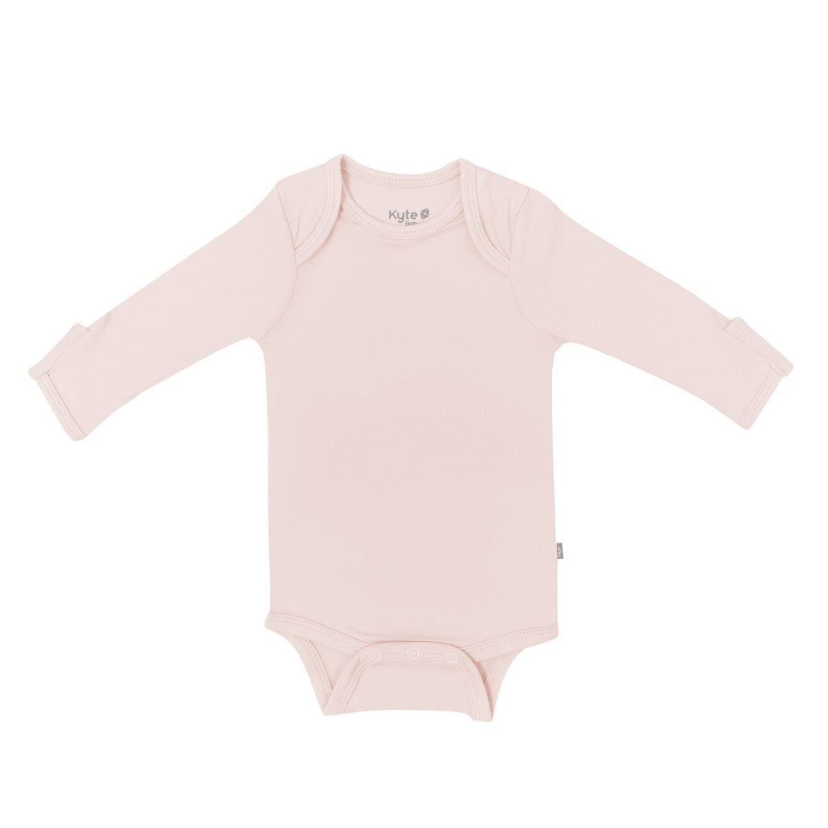 Long Sleeve Bodysuit in Blush | Kyte Baby