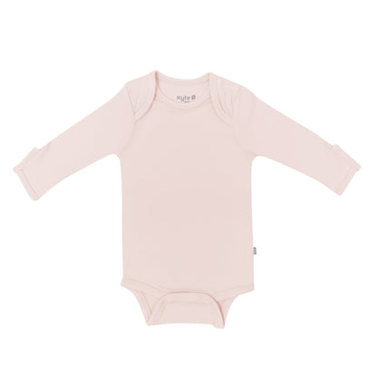 Long Sleeve Bodysuit in Blush | Kyte Baby