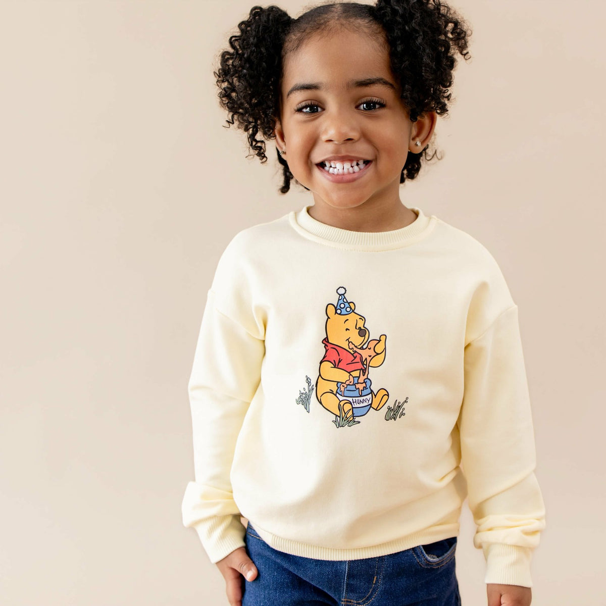 Sweatshirt in Winnie the Pooh on Chamomile | Kyte Baby