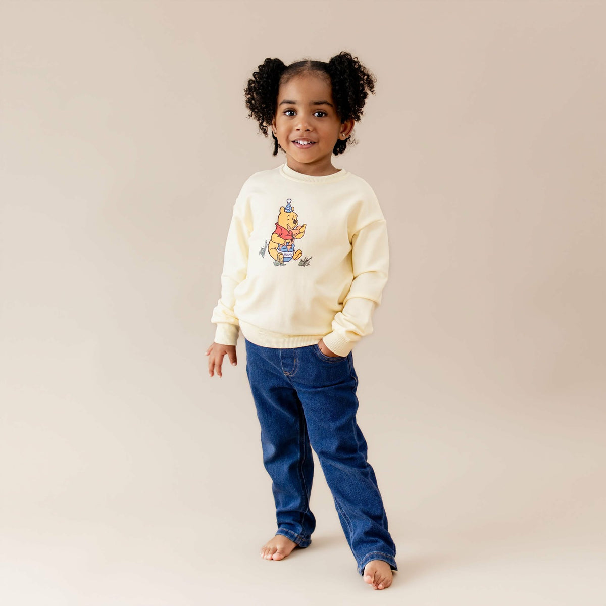 Sweatshirt in Winnie the Pooh on Chamomile | Kyte Baby