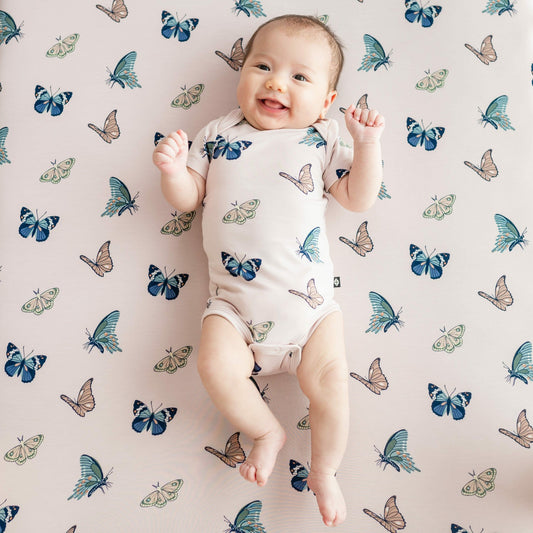 Bodysuit in Blush Butterfly | Kyte Baby
