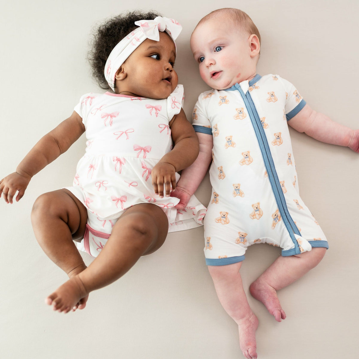 Twirl Bodysuit Dress in Bow | Kyte Baby