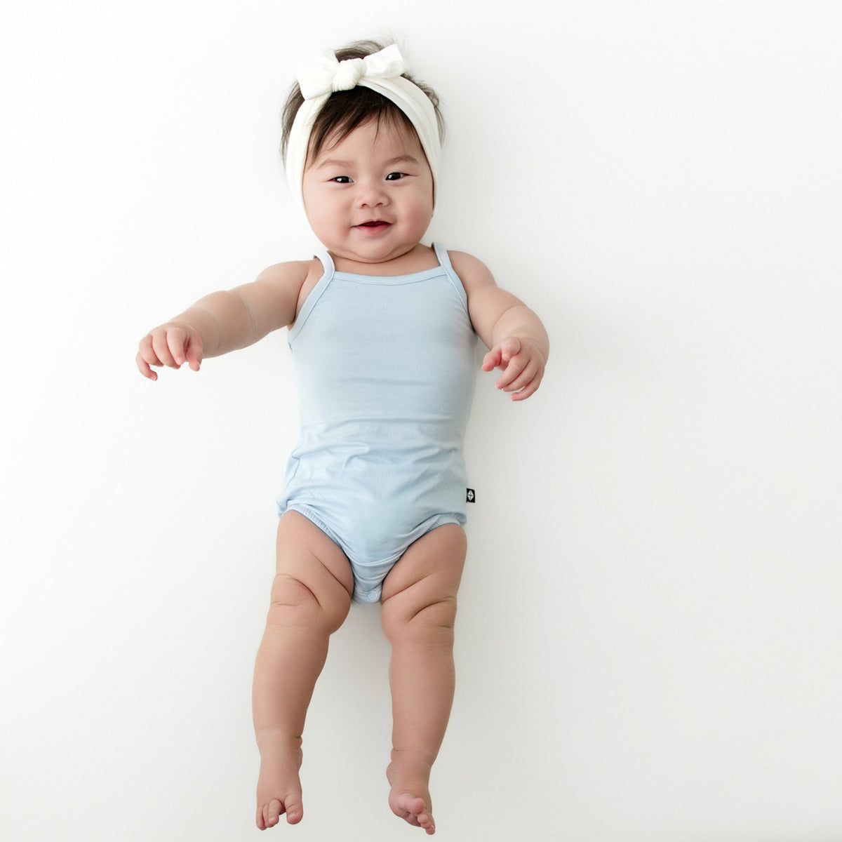 Spaghetti Strap Leotard in Breeze | Kyte Baby
