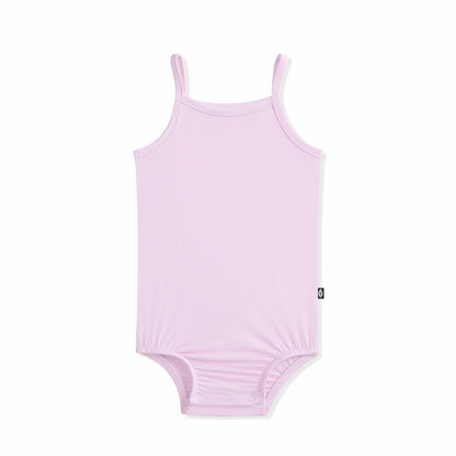 Spaghetti Strap Leotard in Thistle | Kyte Baby