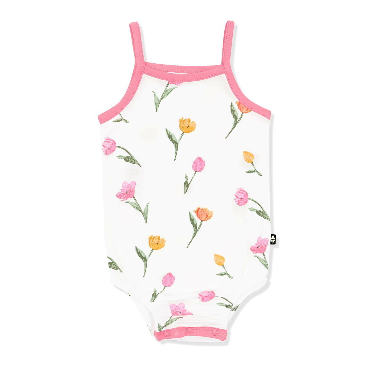 Spaghetti Strap Leotard in Tulip | Kyte Baby