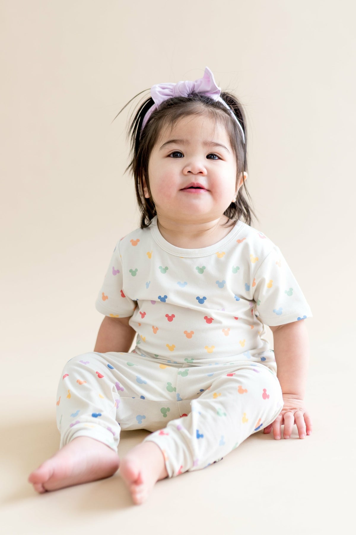 Pant in Pastel Mickey Mouse | Kyte Baby