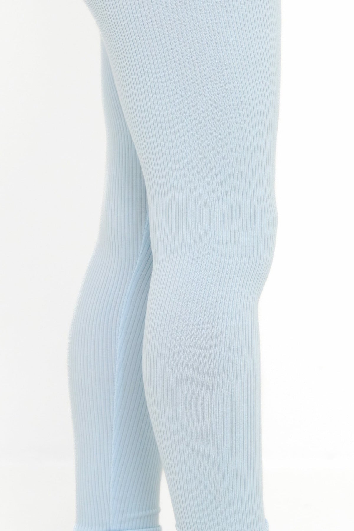 Ribbed Leggings in Breeze | Kyte Baby