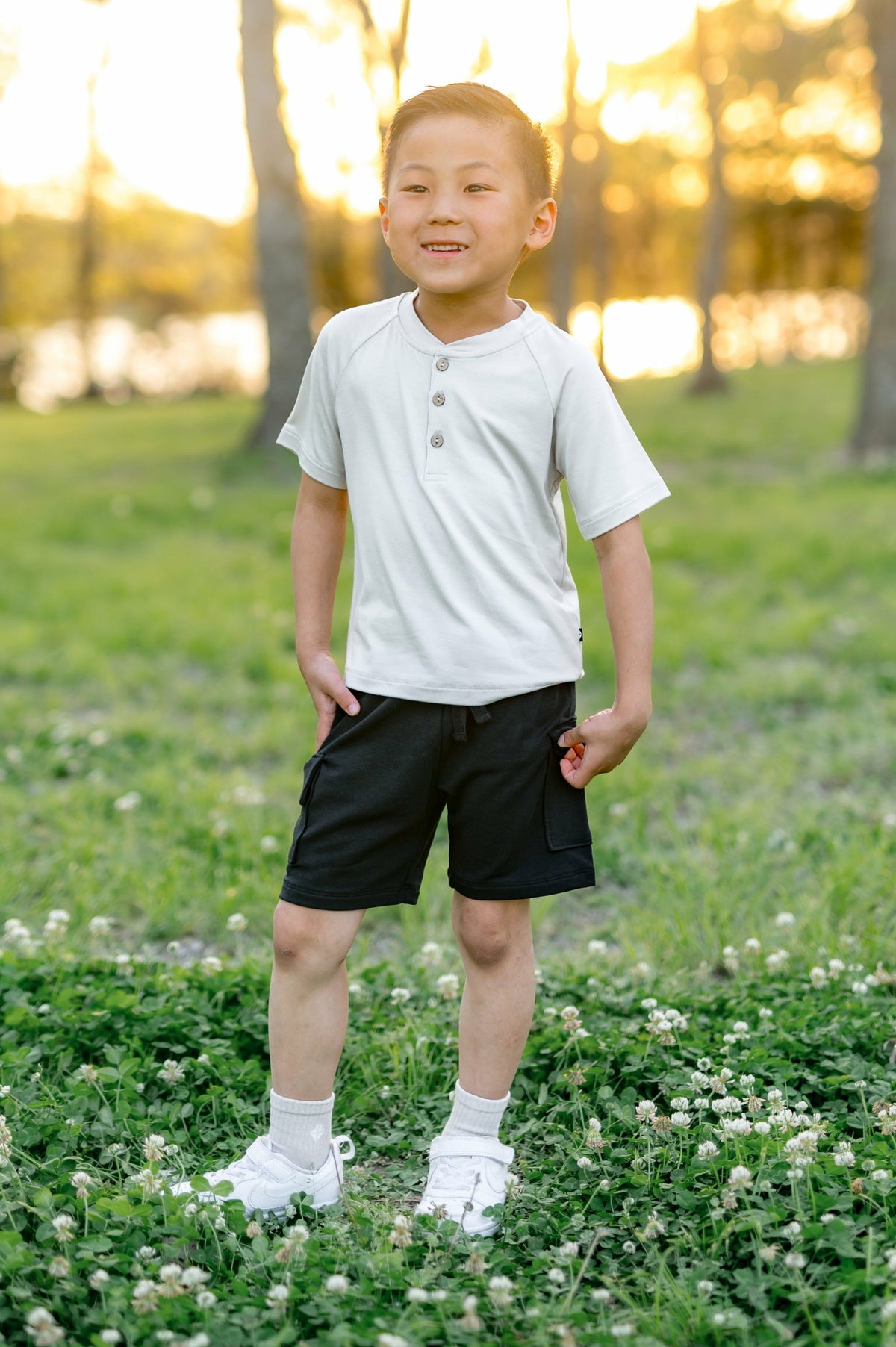 Cargo Short in Midnight | Kyte Baby
