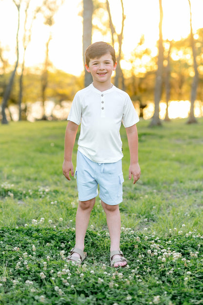 Cargo Short in Breeze | Kyte Baby