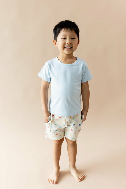 Cargo Short in Pastel Mickey Mouse | Kyte Baby