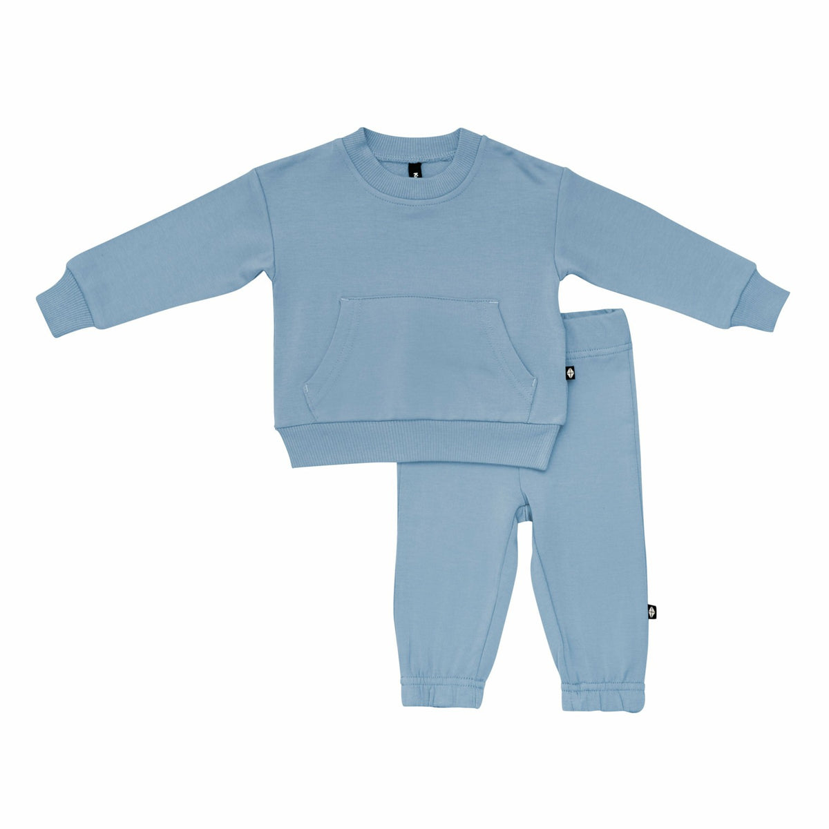French Terry Jogger Set in Slate | Kyte Baby