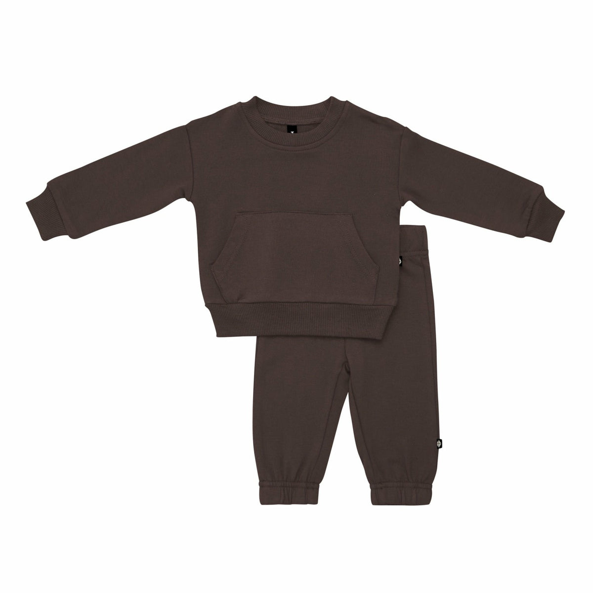 French Terry Jogger Set in Espresso | Kyte Baby