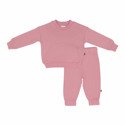 French Terry Jogger Set in Apple Blossom | Kyte Baby