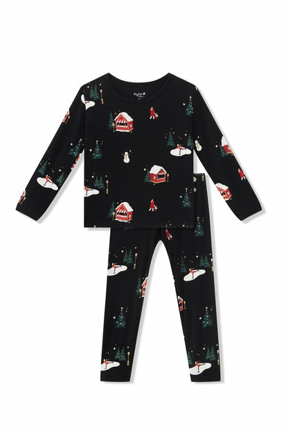 Long Sleeve Pajamas in Winter Wonderland | Kyte Baby