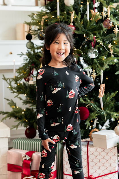 Long Sleeve Pajamas in Winter Wonderland | Kyte Baby