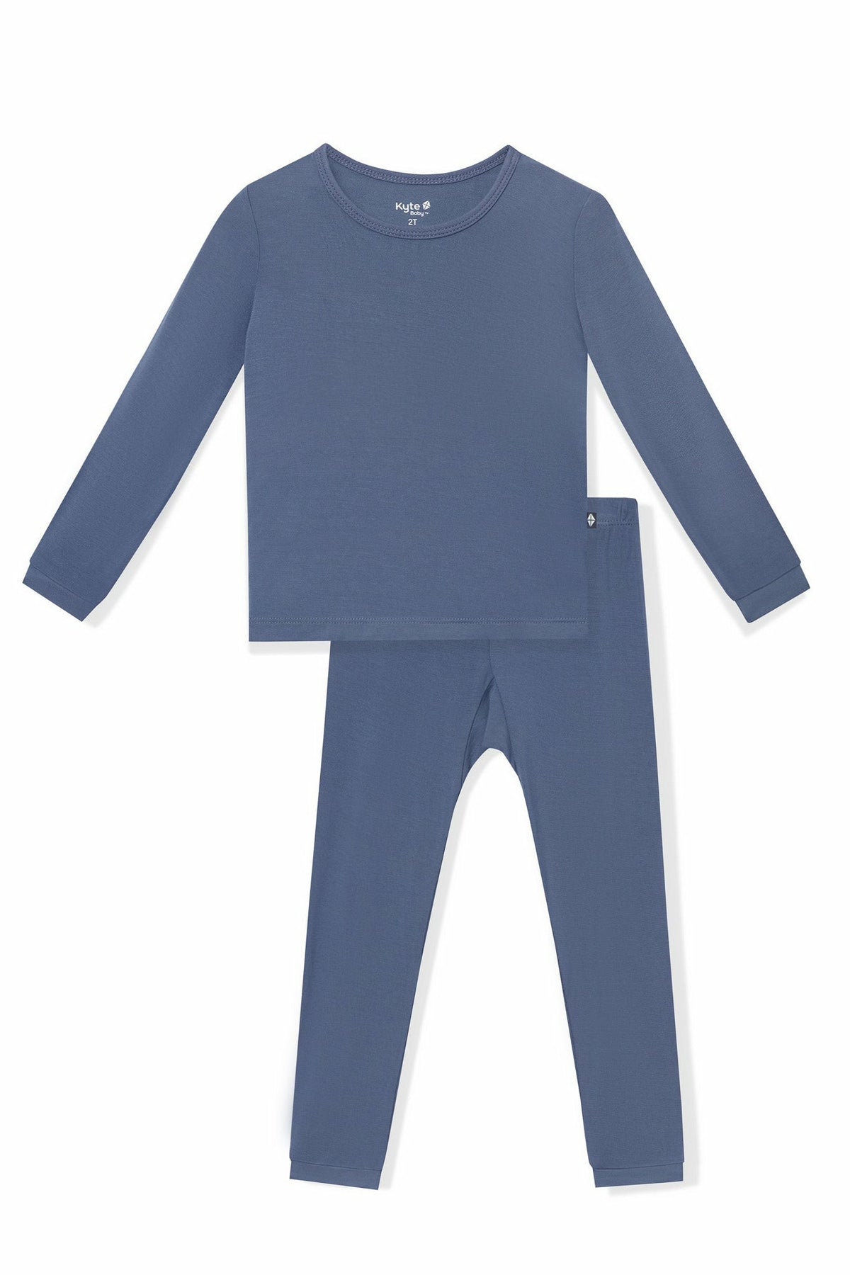 Long Sleeve Pajamas in Oxford | Kyte Baby