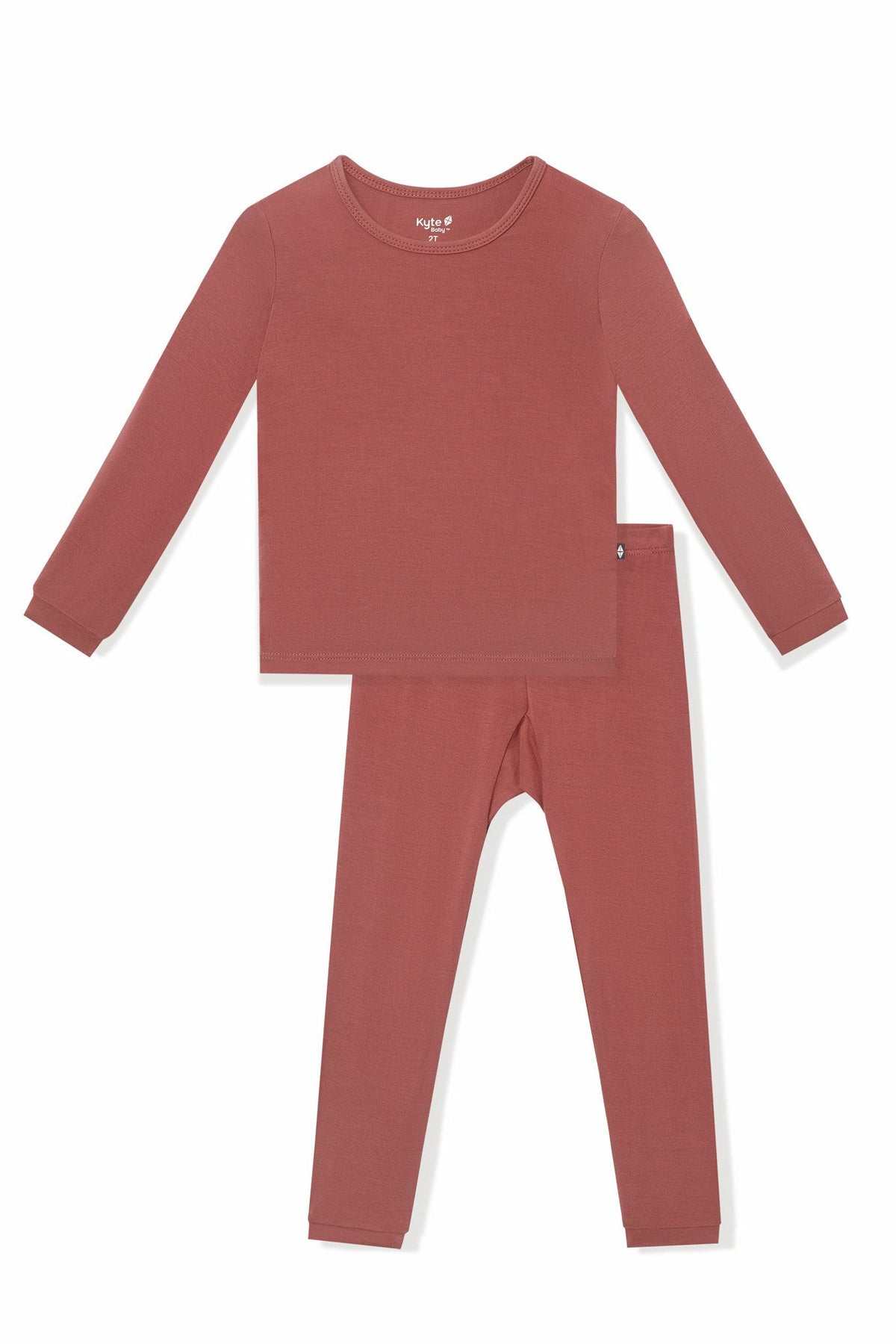 Long Sleeve Pajamas in Ember | Kyte Baby