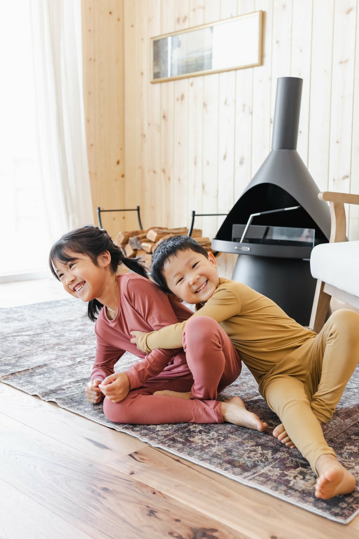 Long Sleeve Pajamas in Ember | Kyte Baby