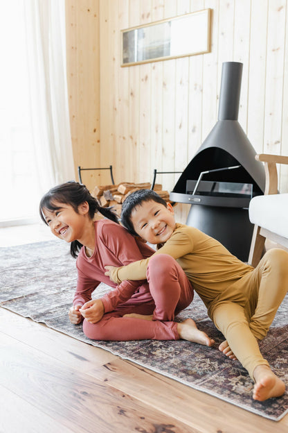 Long Sleeve Pajamas in Ember | Kyte Baby