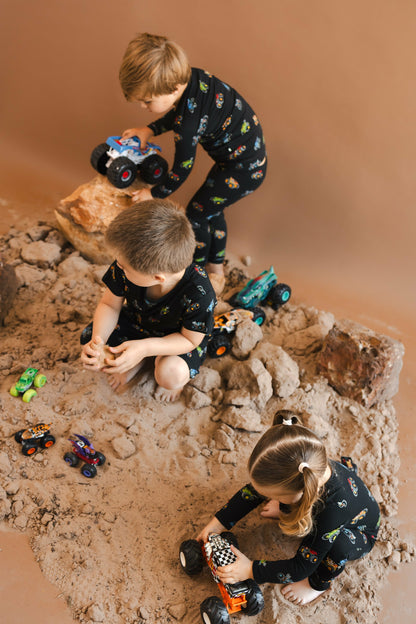 Long Sleeve Pajamas in Monster Truck | Kyte Baby
