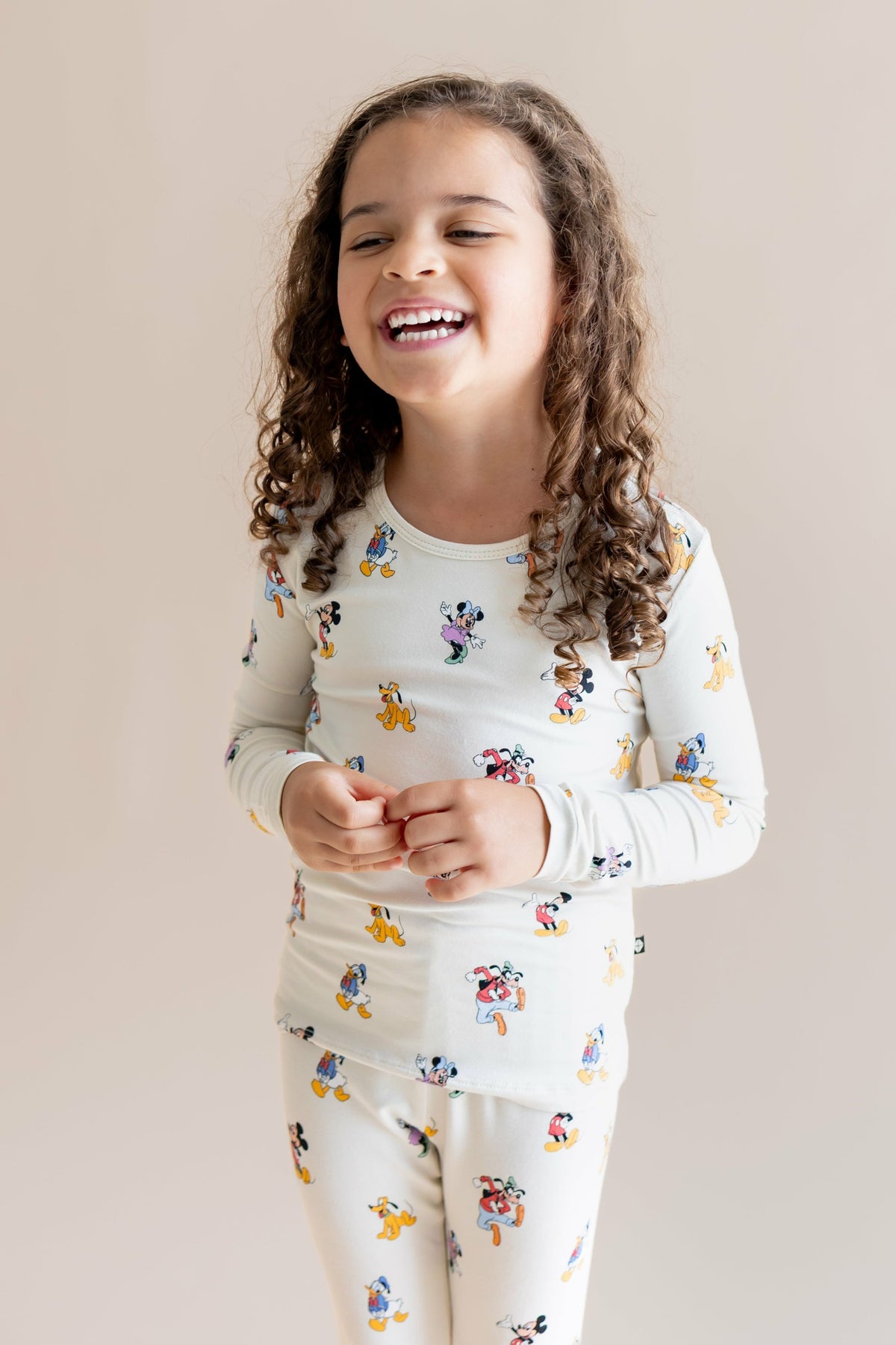 Long Sleeve Pajamas in Mickey Mouse & Friends | Kyte Baby