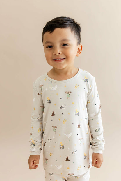 Long Sleeve Pajamas in Starry Icon | Kyte Baby