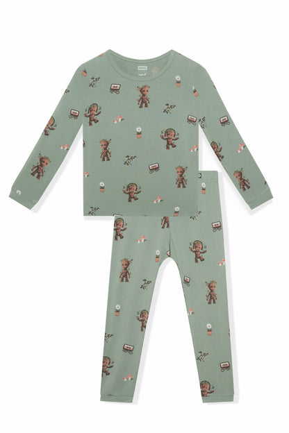 Long Sleeve Pajamas in Groot | Kyte Baby