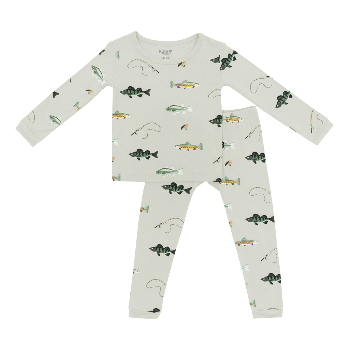 Long Sleeve Pajamas in Fishing | Kyte Baby